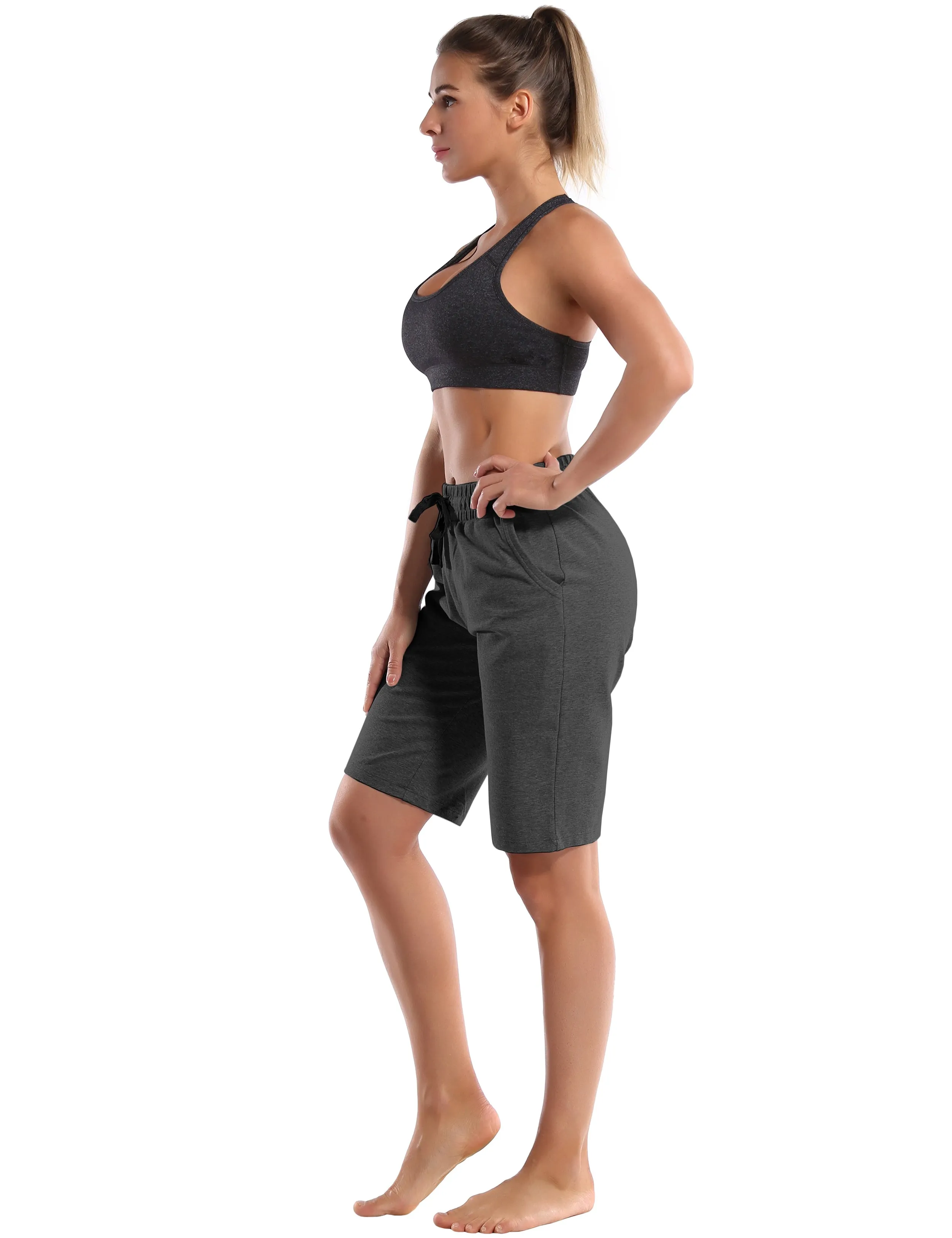 10" Joggers Shorts heathercharcoal_Jogging