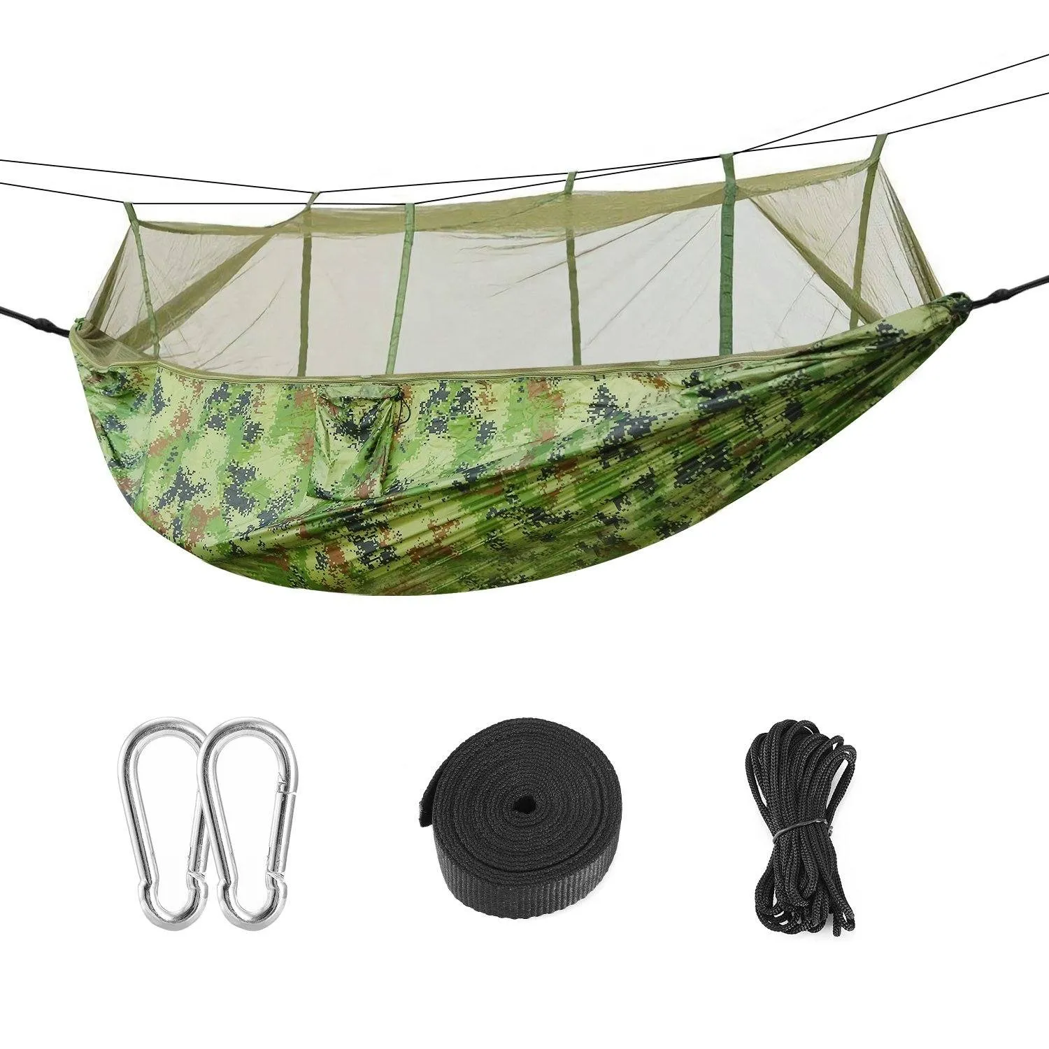 600lbs Load 2 Persons Hammock with Mosquito Net