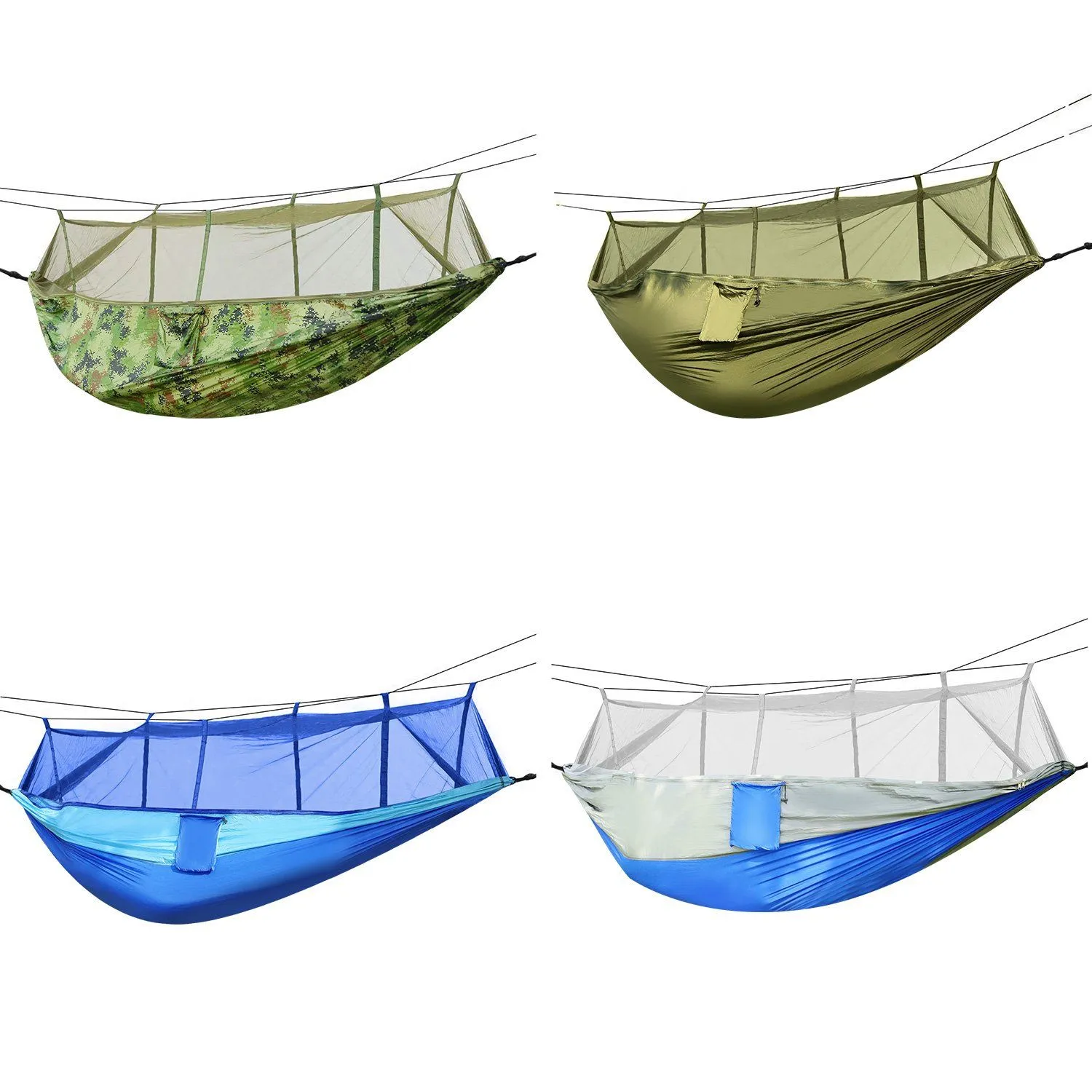 600lbs Load 2 Persons Hammock with Mosquito Net