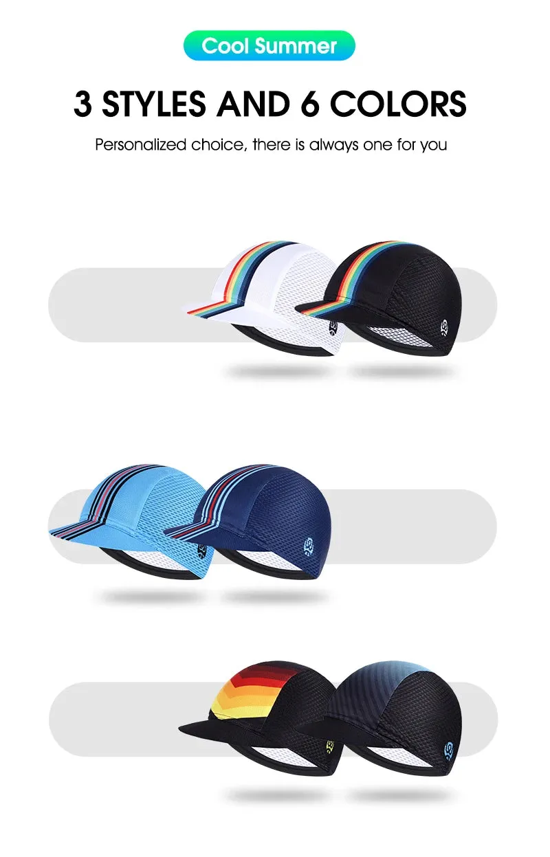 Anti-UV Summer Cycling Caps MTB Road Bicycle Motorcycle Helmet Liner Travel Sport Headwear Bicycle Riding Sun Hat