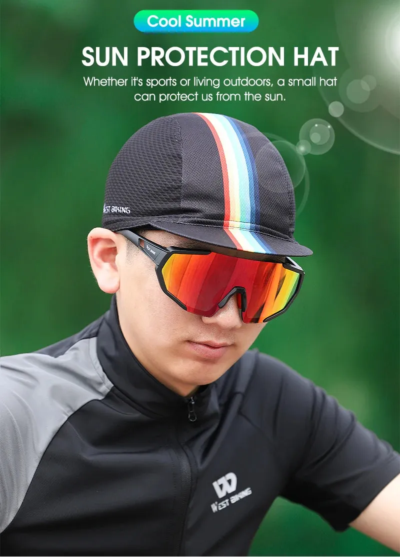 Anti-UV Summer Cycling Caps MTB Road Bicycle Motorcycle Helmet Liner Travel Sport Headwear Bicycle Riding Sun Hat