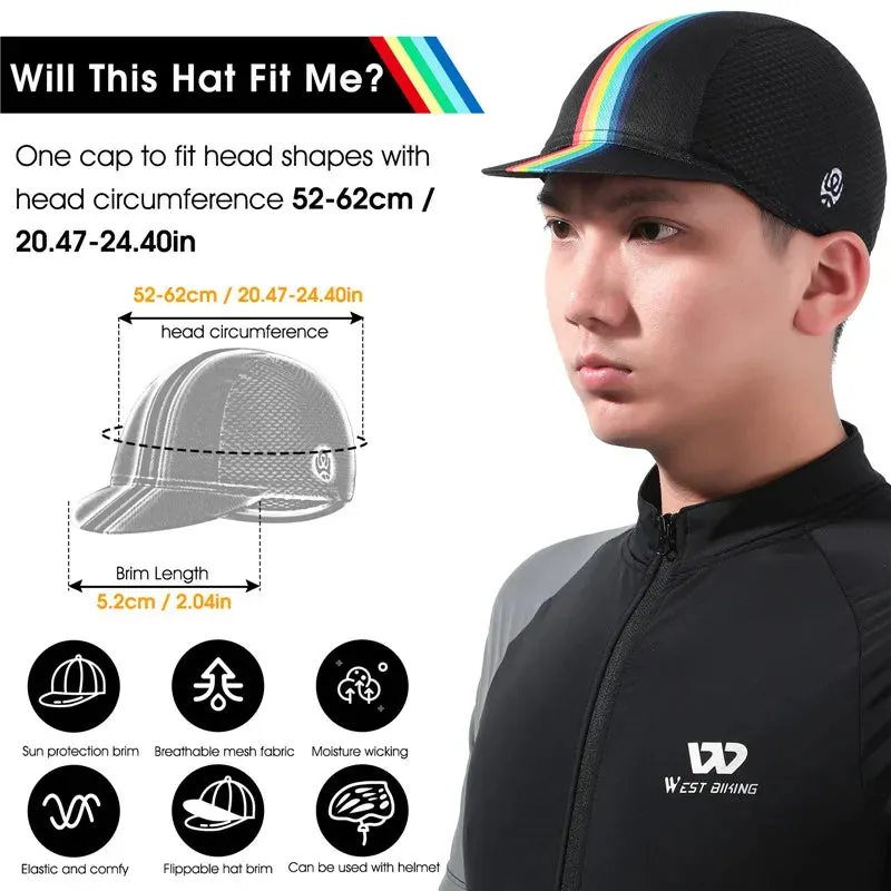 Anti-UV Summer Cycling Caps MTB Road Bicycle Motorcycle Helmet Liner Travel Sport Headwear Bicycle Riding Sun Hat