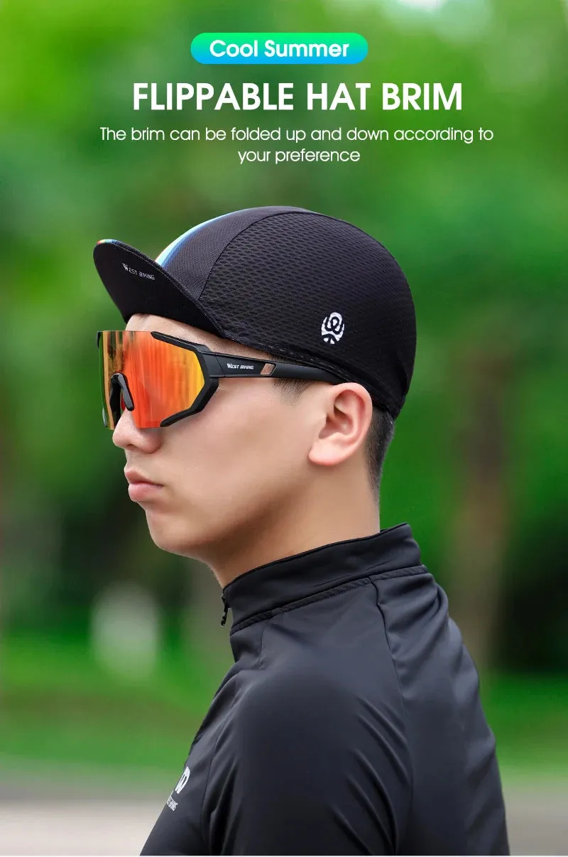 Anti-UV Summer Cycling Caps MTB Road Bicycle Motorcycle Helmet Liner Travel Sport Headwear Bicycle Riding Sun Hat