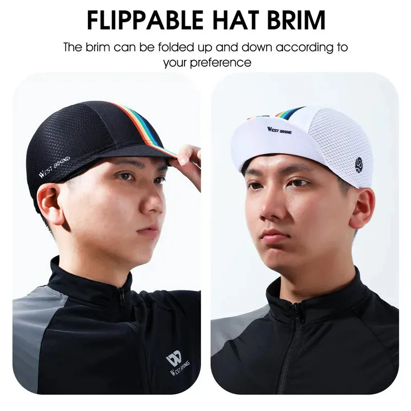 Anti-UV Summer Cycling Caps MTB Road Bicycle Motorcycle Helmet Liner Travel Sport Headwear Bicycle Riding Sun Hat