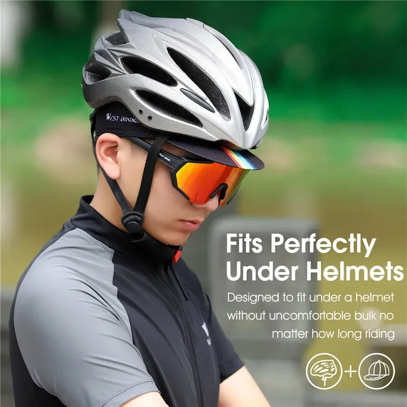 Anti-UV Summer Cycling Caps MTB Road Bicycle Motorcycle Helmet Liner Travel Sport Headwear Bicycle Riding Sun Hat