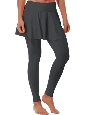 Athletic Tennis Golf Skort with Pocket Shorts shadowcharcoal_Jogging