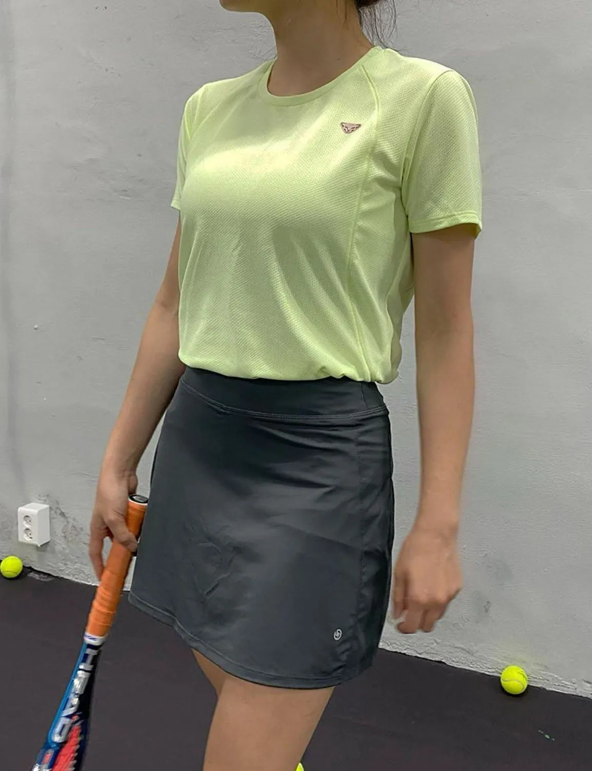 Athletic Tennis Golf Skort with Pockets Shorts shadowcharcoal ins_Jogging
