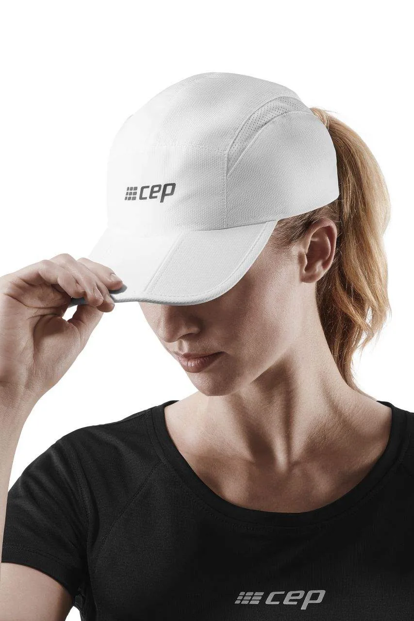CEP Unisex's Running Cap - White