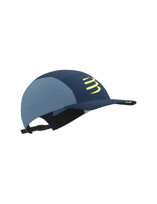 Compressport Unisex's 5 Panel Light Cap - Poseidon/Denim