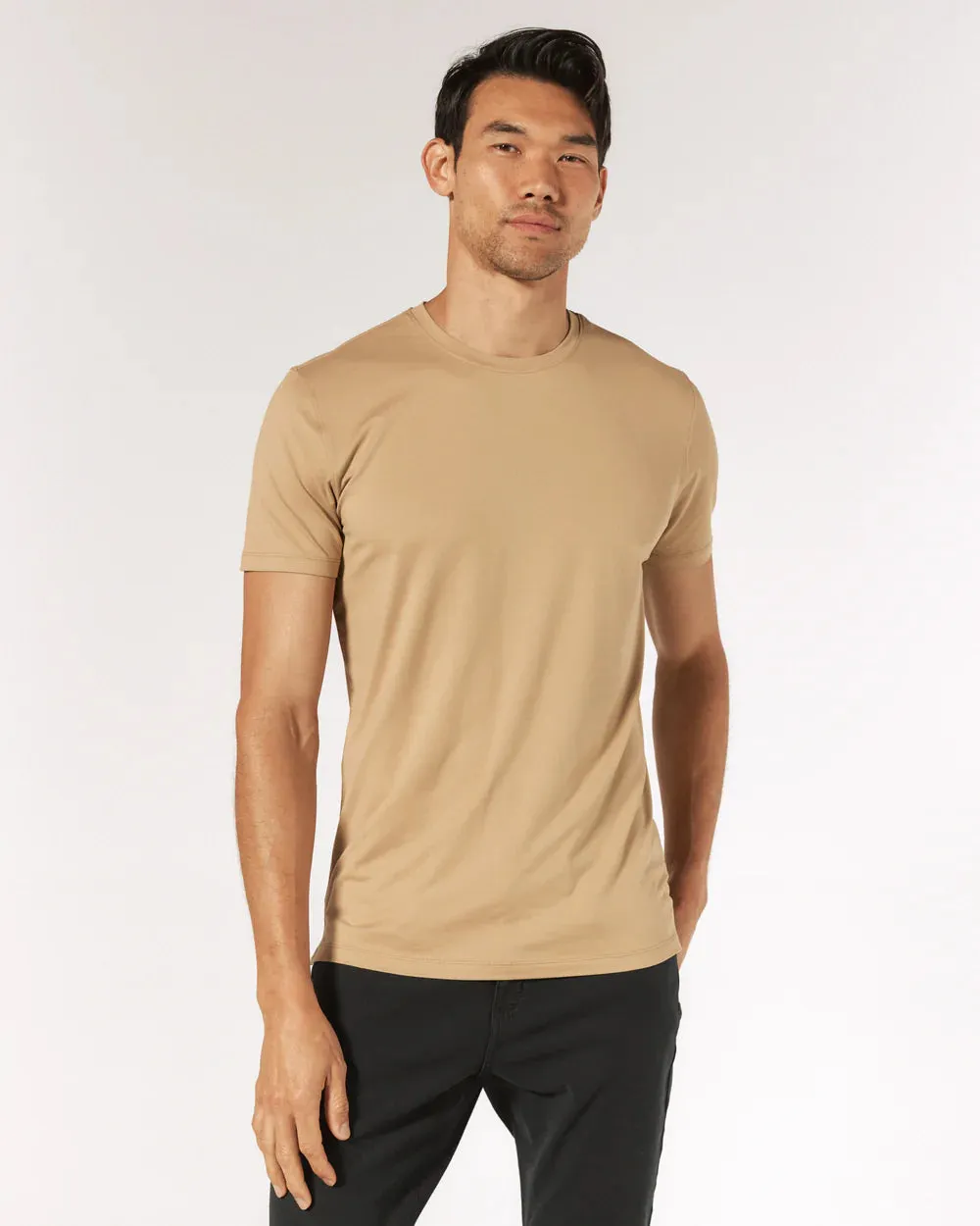 Core Crew Neck Tee | Camel