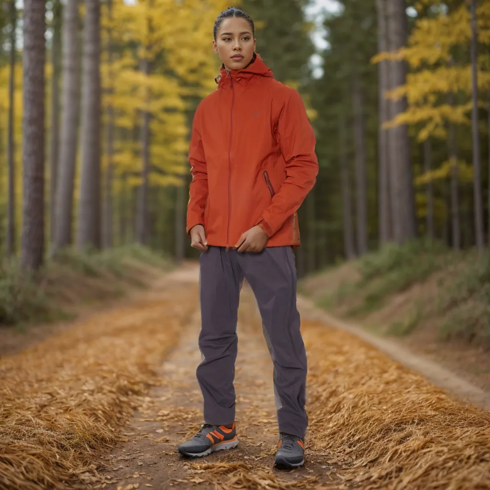 FHM Explorer Rain Suit 10000 mm for Women Terracotta