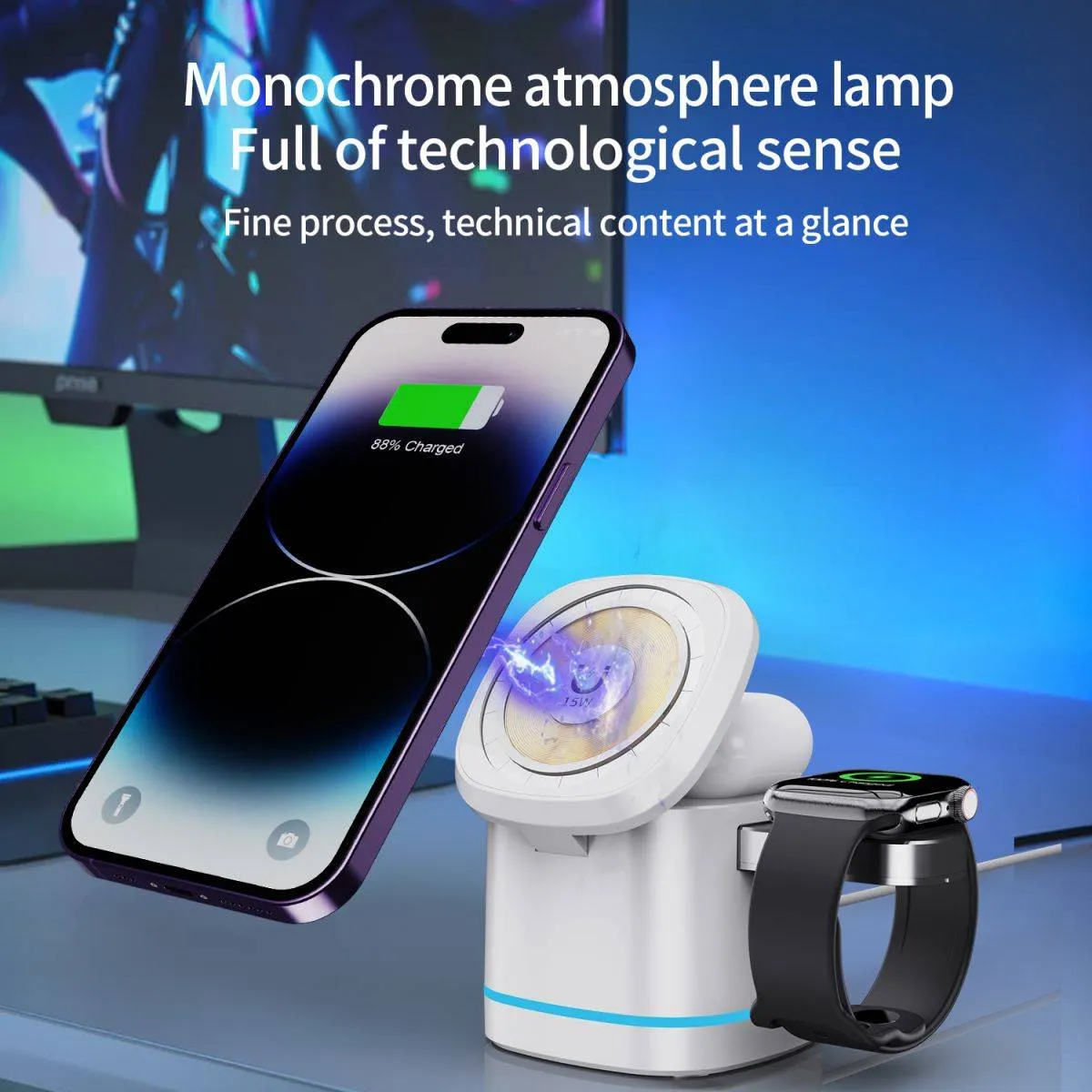 H32 Magsafe 3 in 1 Wireless Charger