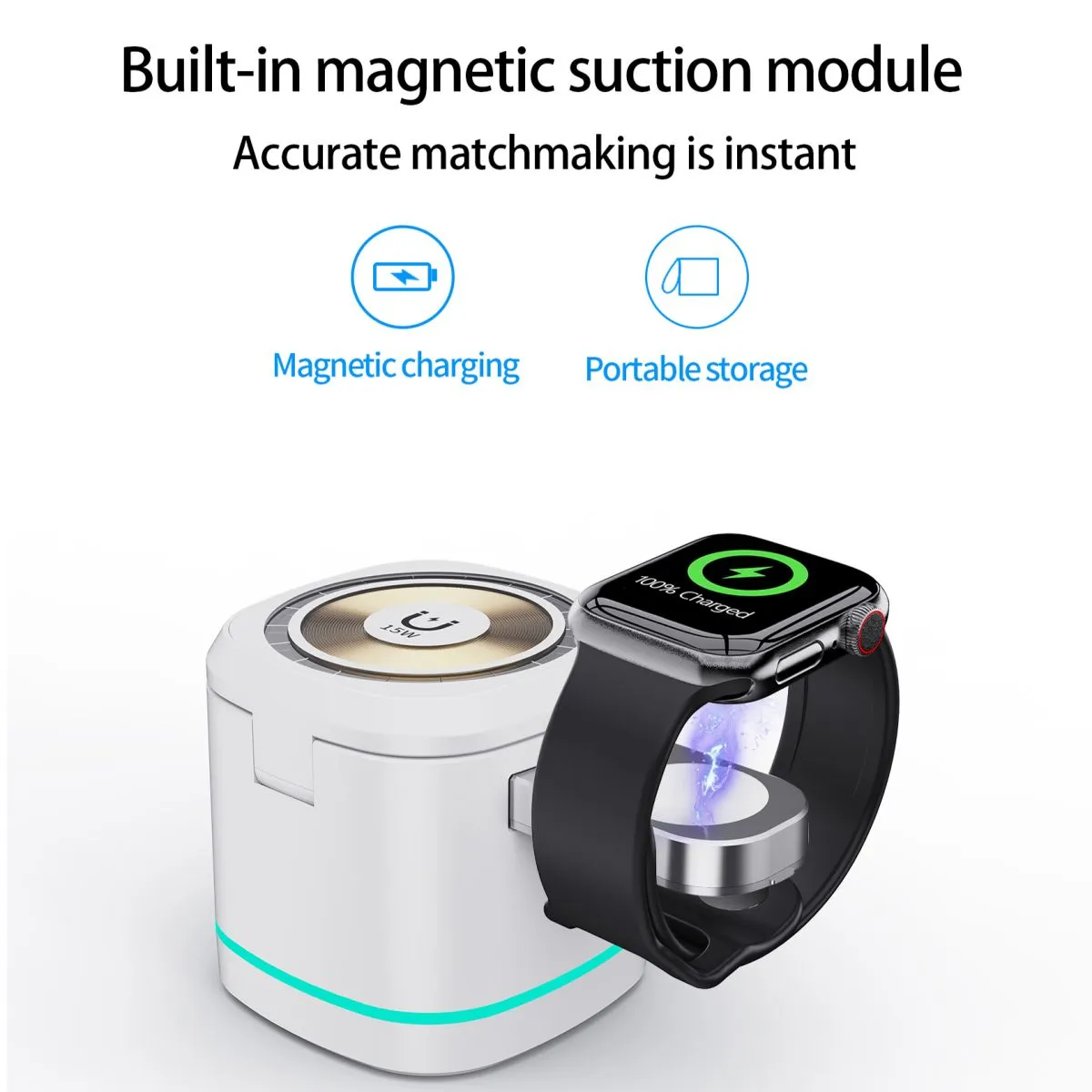 H32 Magsafe 3 in 1 Wireless Charger