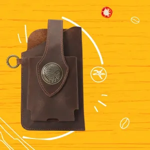 Heavy Duty Leather Cell Phone Holster