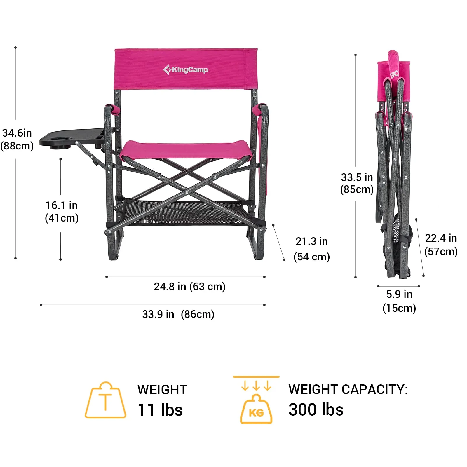KingCamp Directors Heavy Duty Chair