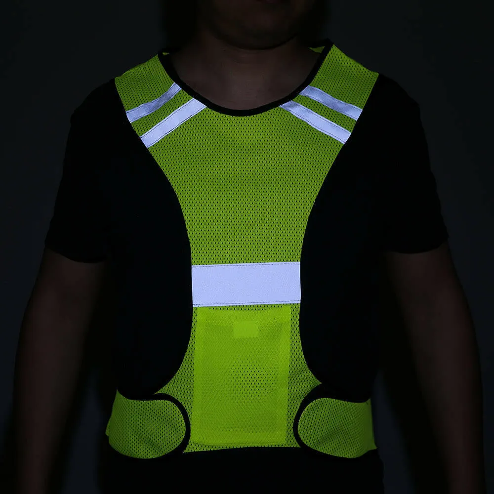 Lightweight Breathable Mesh Reflective Vest High Visibility Safety Vest Gear for Running Walking Cycling Jogging