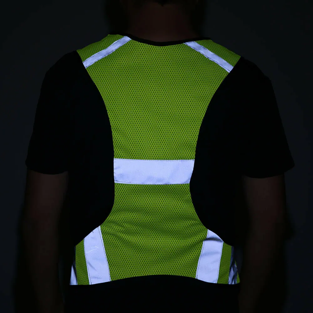 Lightweight Breathable Mesh Reflective Vest High Visibility Safety Vest Gear for Running Walking Cycling Jogging