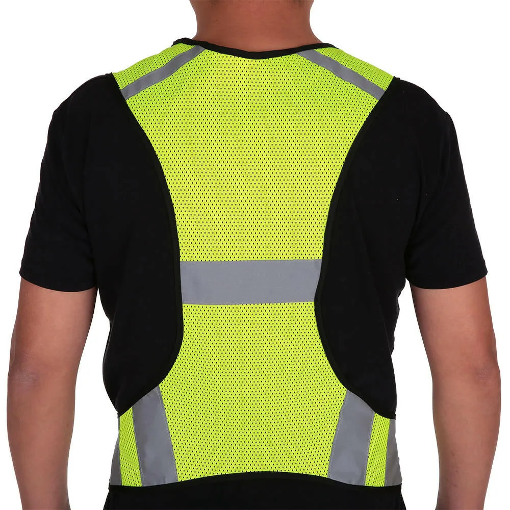 Lightweight Breathable Mesh Reflective Vest High Visibility Safety Vest Gear for Running Walking Cycling Jogging