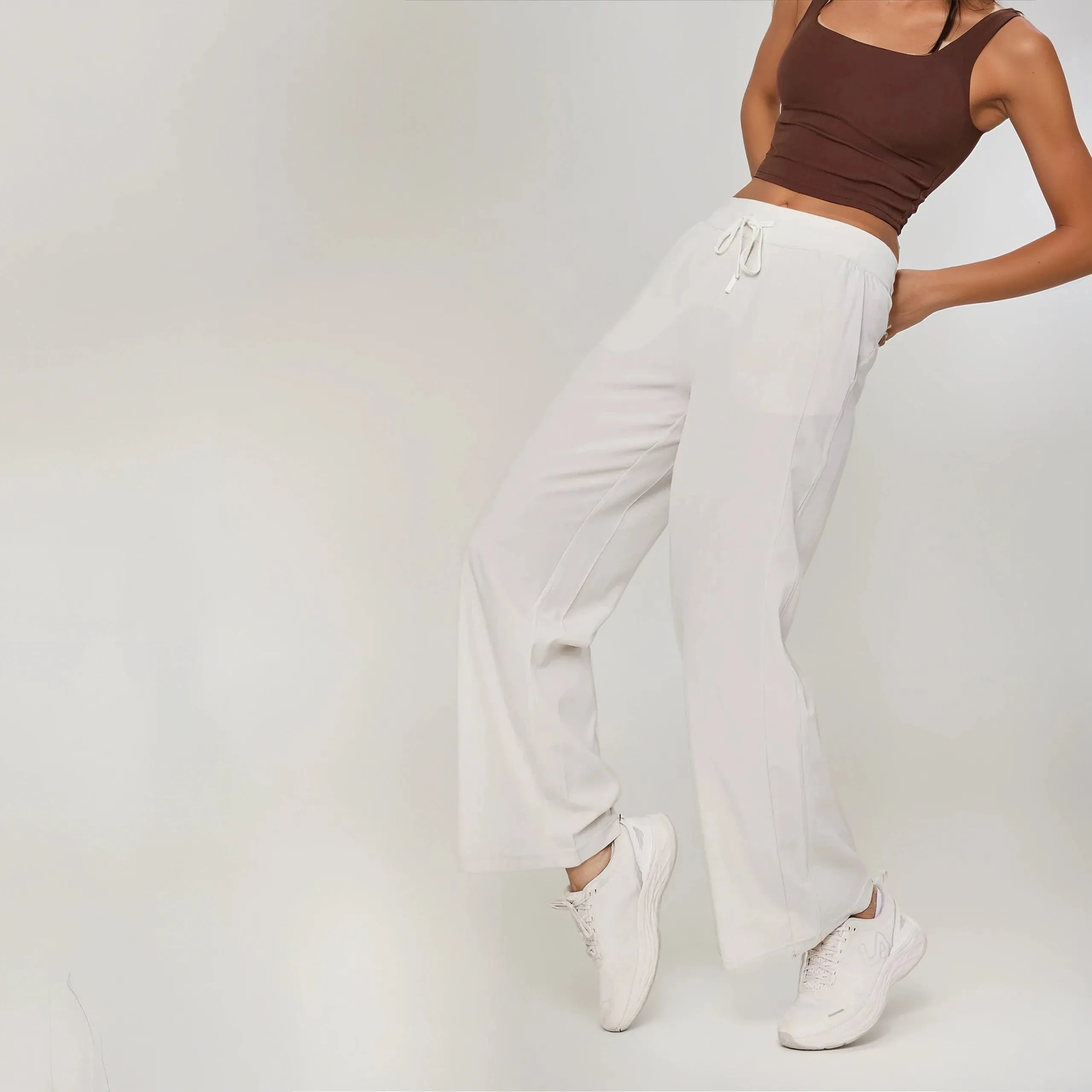 Lightweight Wide-Leg Joggers