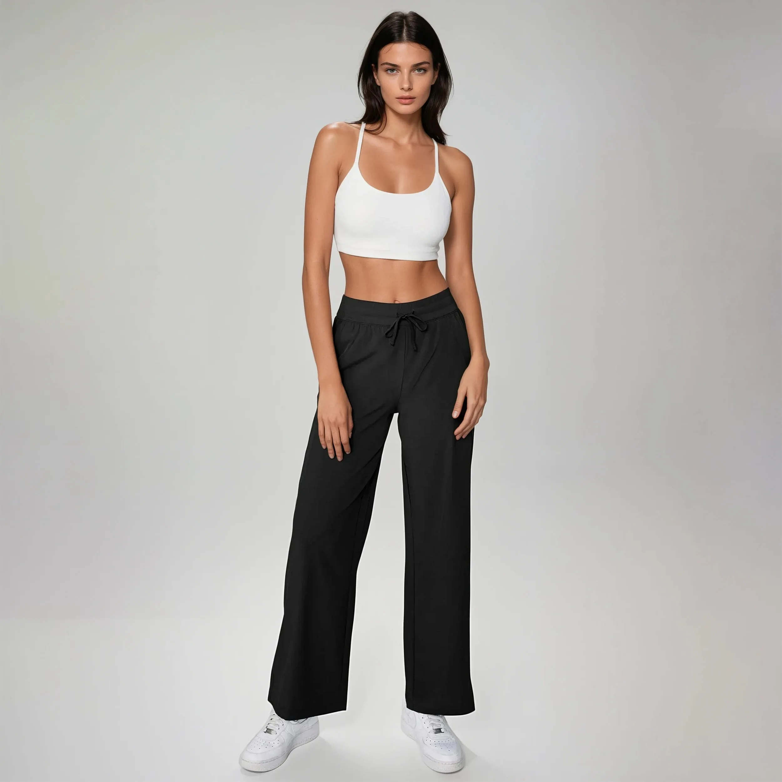 Lightweight Wide-Leg Joggers