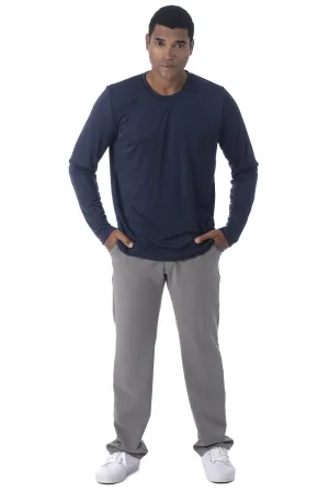 Men's "Under Scrub" Long Sleeve T-Shirt - Navy Blue