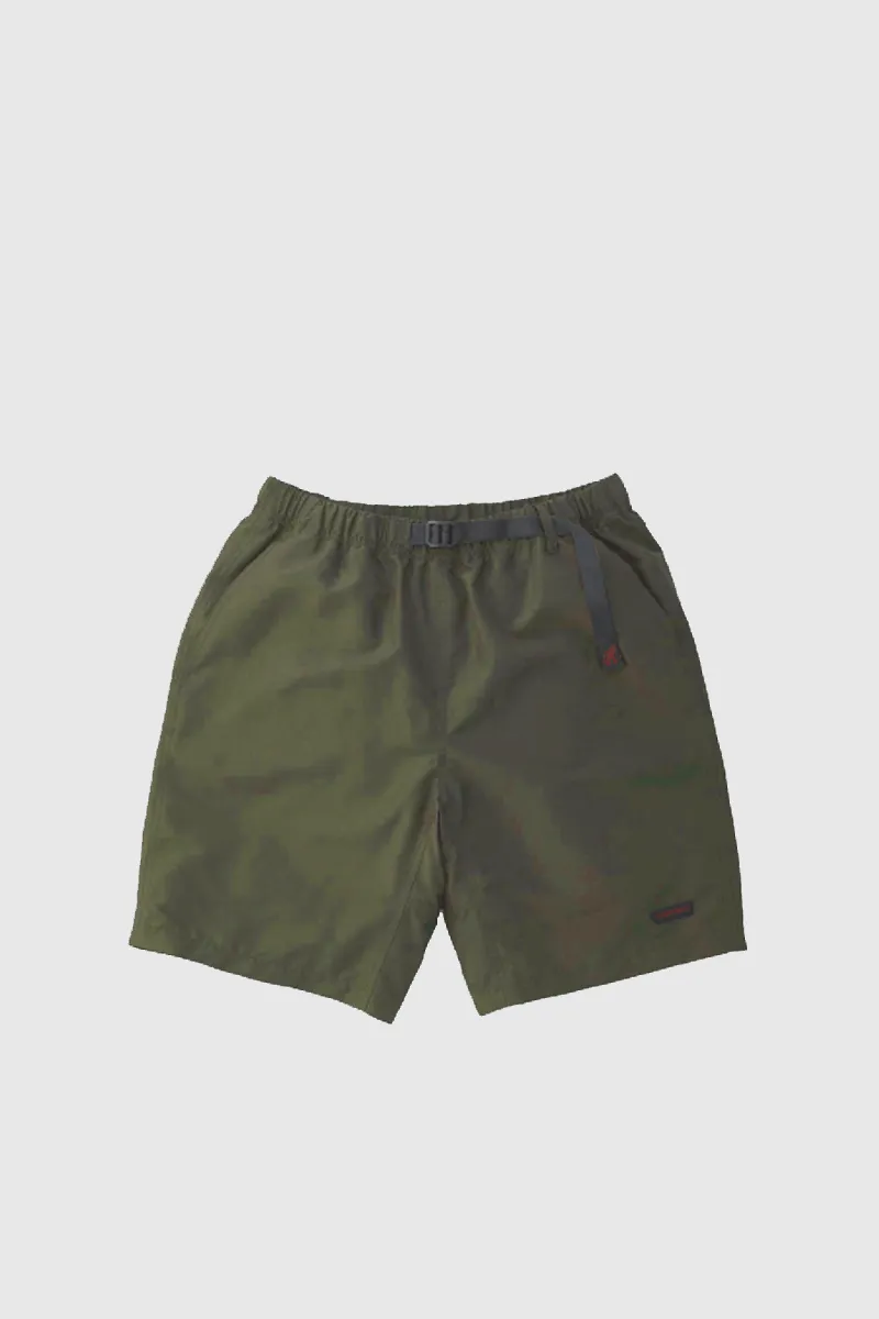 Nylon Tussah Packable Short - Deep Olive