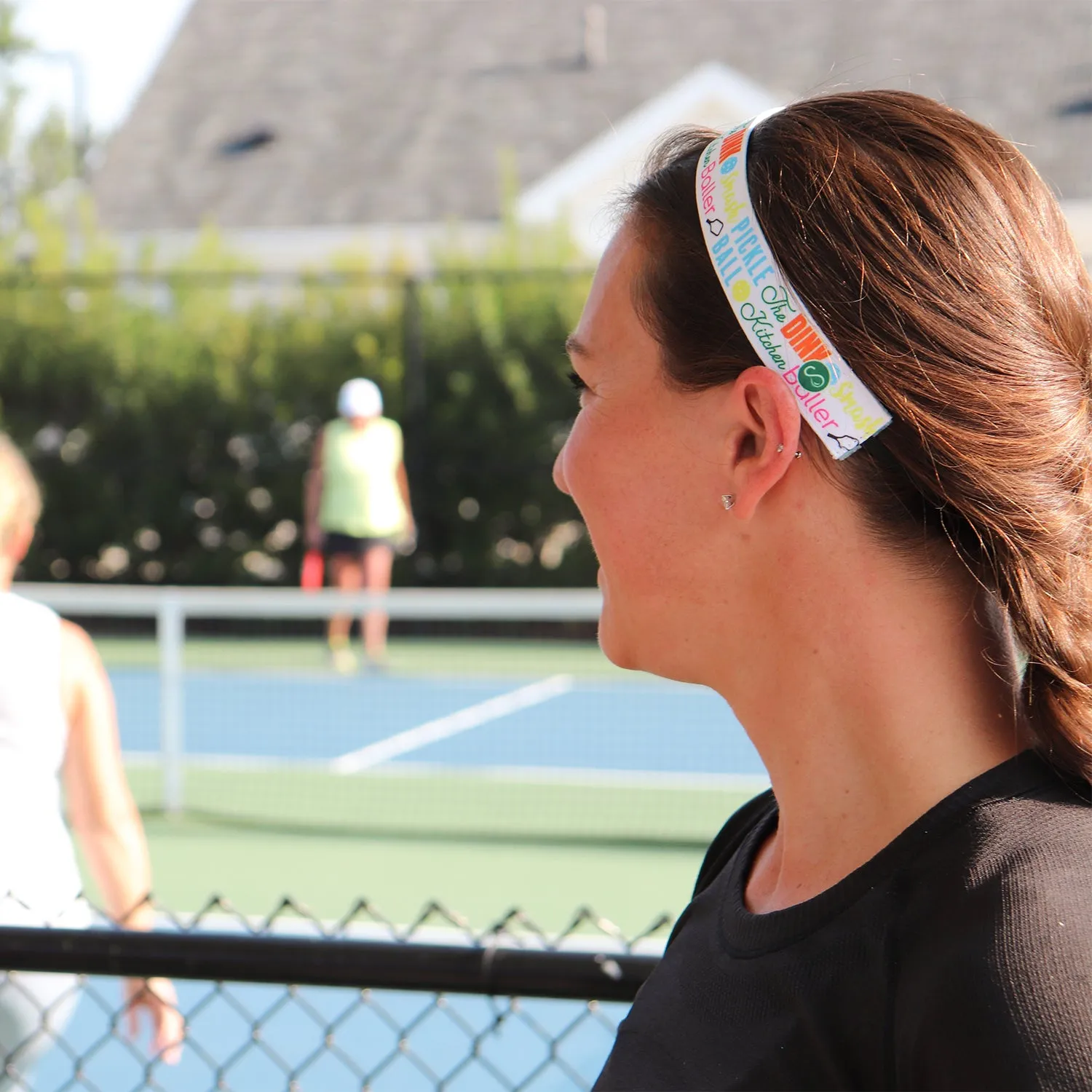 Pickleball | Stay out of the Kitchen | White, Multi | 1 Inch