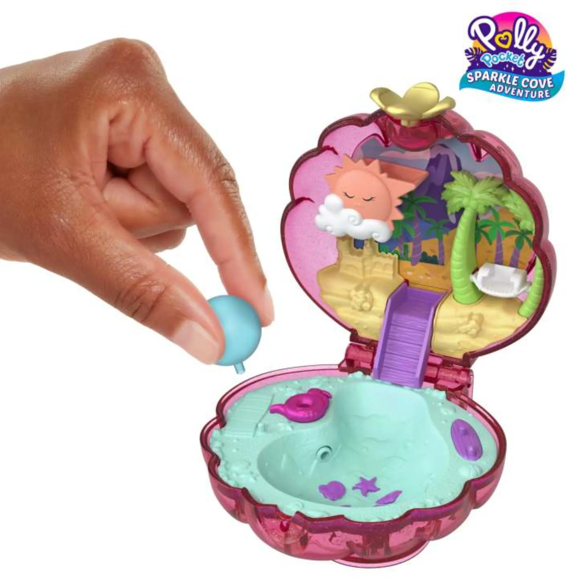 Polly Pocket Sparkle Cove Adventure Compact - Pink