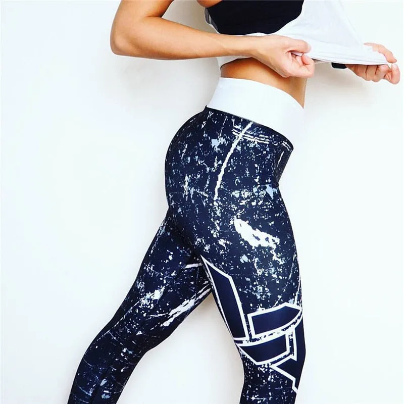 Printed Pattern Jogging Leggings
