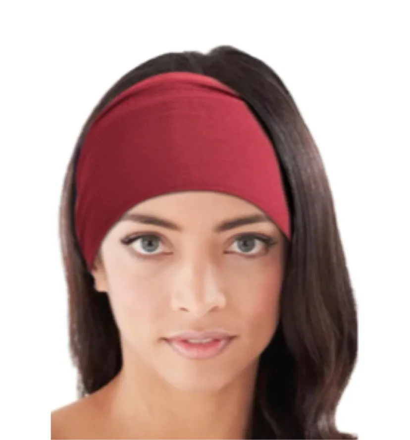 Red Wide Twist Turban Headband Ear Warmer