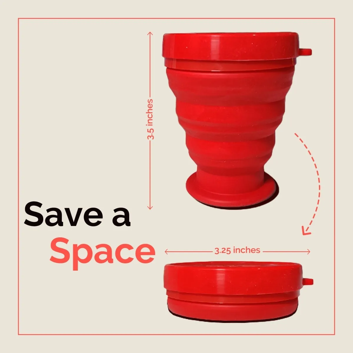 Reusable Menstrual Cup Sterilizing Container