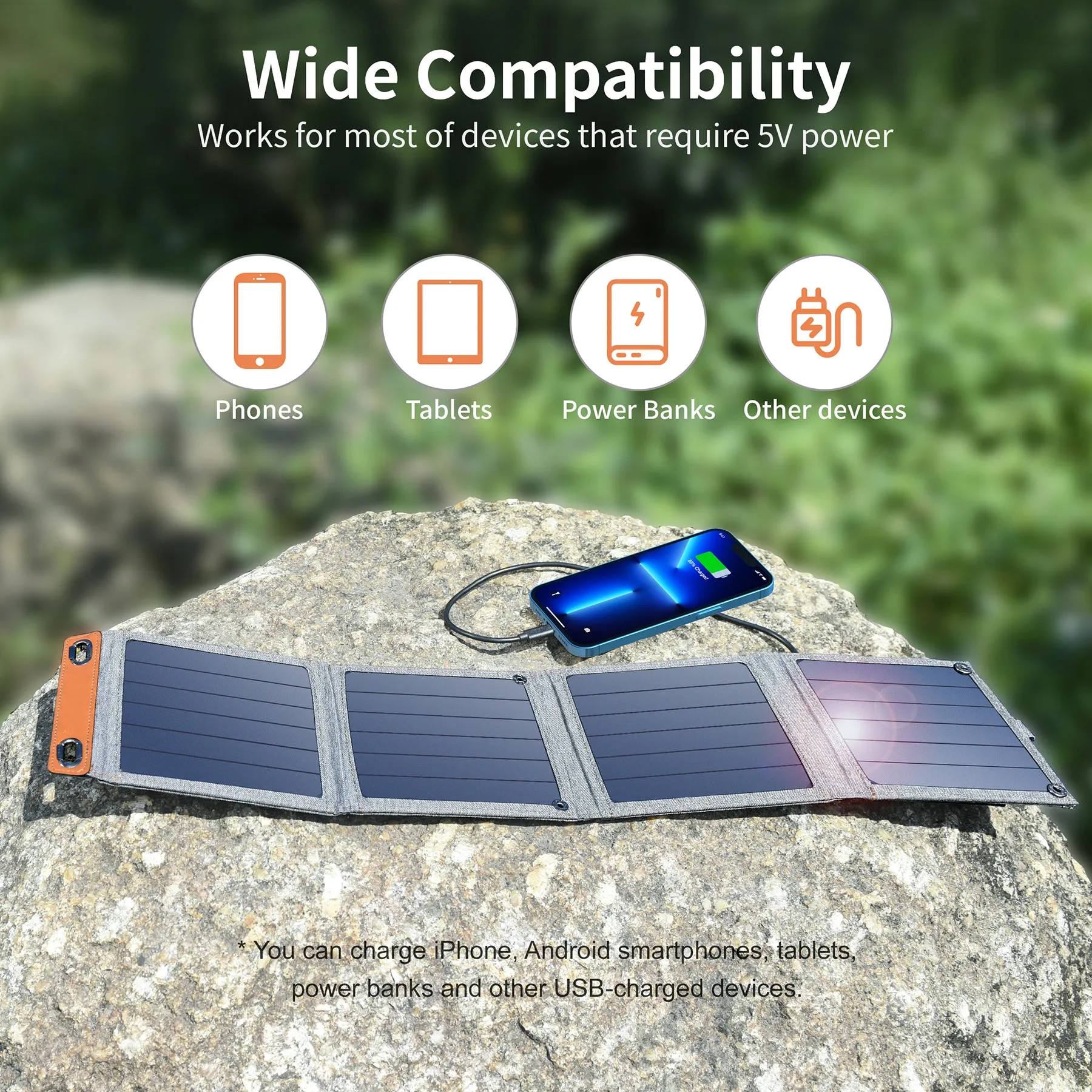 SC004 Choetech 14W Foldable Solar Charger