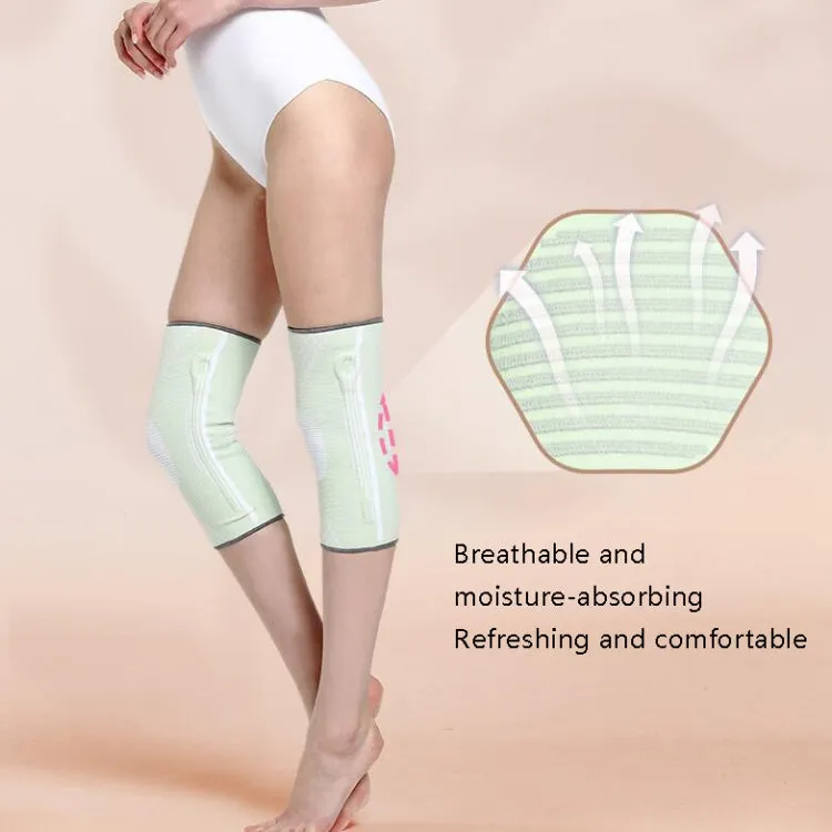 Sports Knee Pads Training Running Knee Thin Protective Cover, Specification: S(Light Gray Silicone Non-slip)