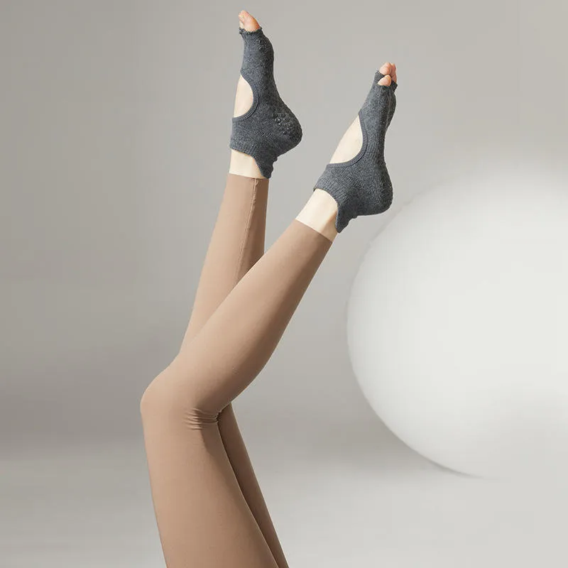 Toeless Cotton Pilates Socks