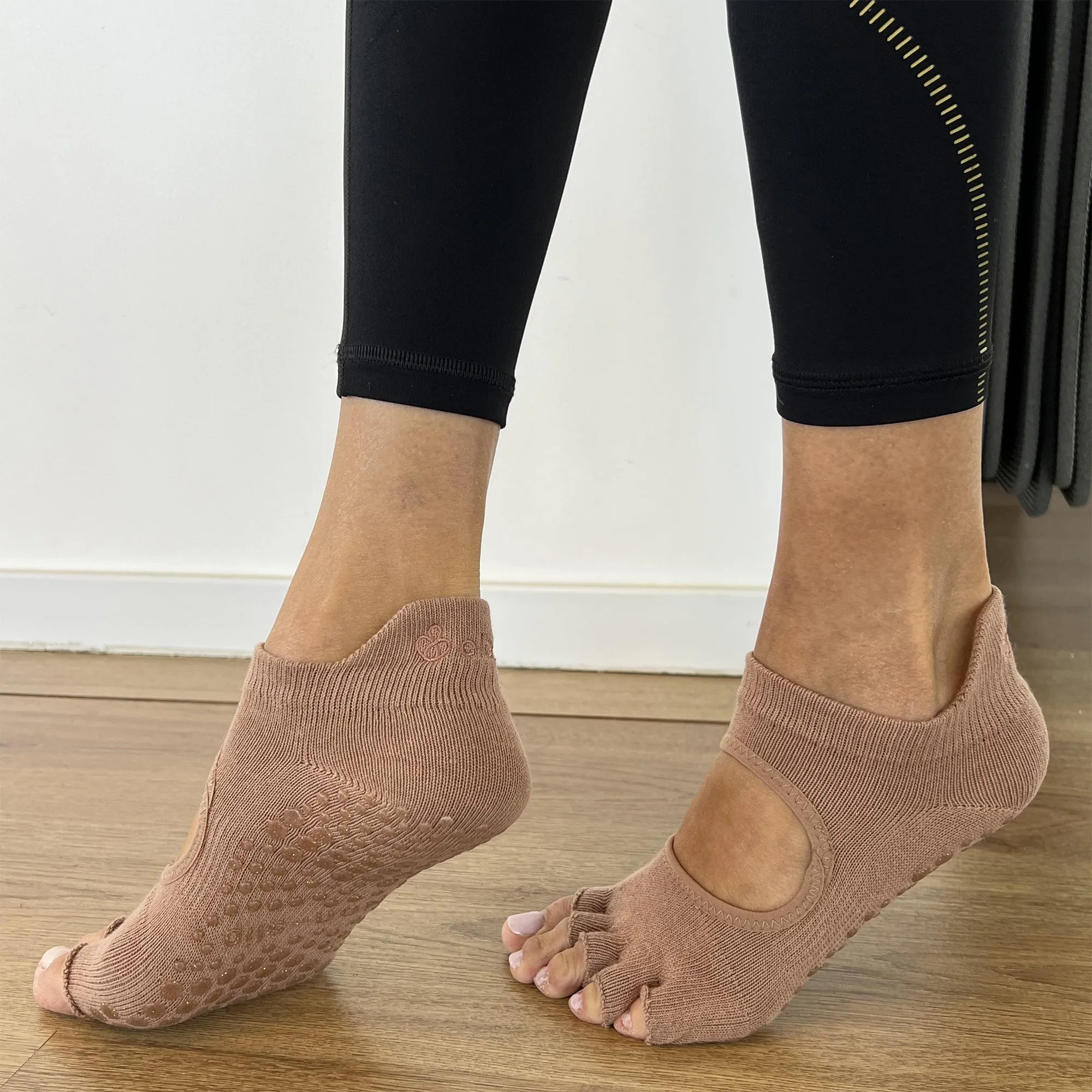 Toeless Cotton Pilates Socks