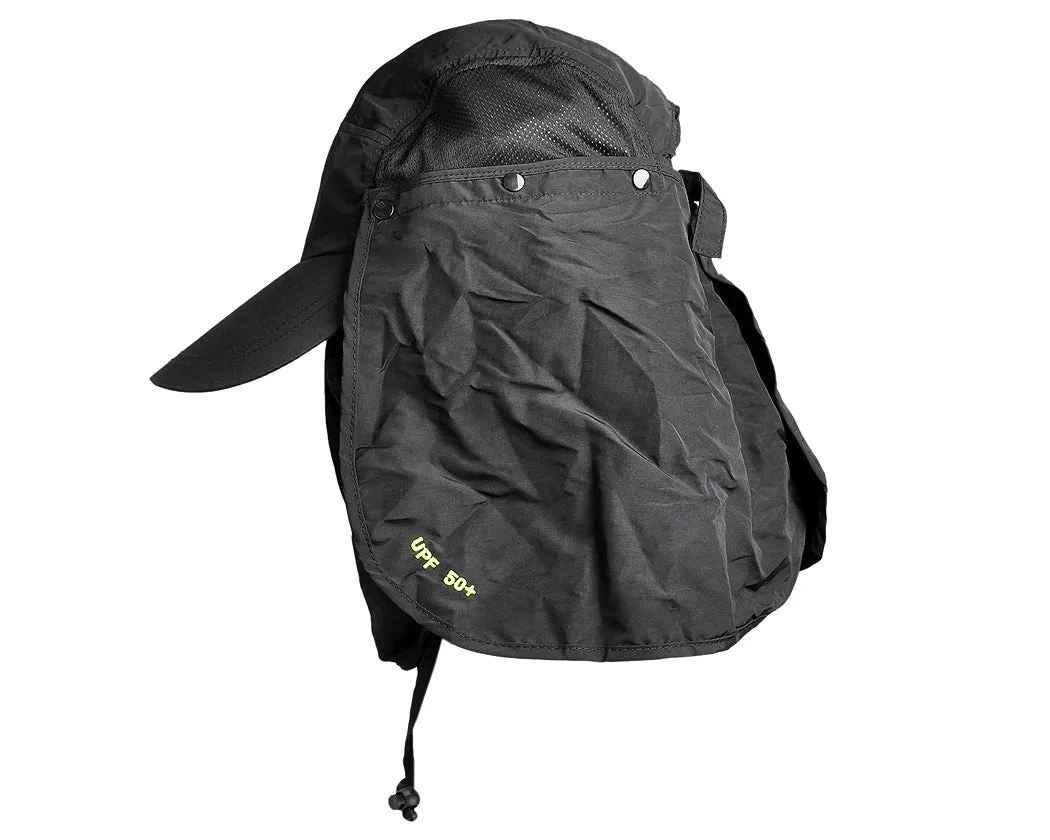 UV 30  Sun Hat with Neck Protection Flap and Mask